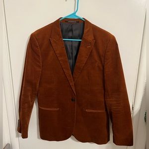 Suede Jacket Burnt Orange